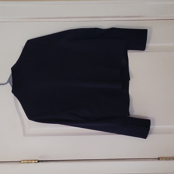 Loft Size 8 Navy Heavy Shacket NWOT - Picture 6 of 6